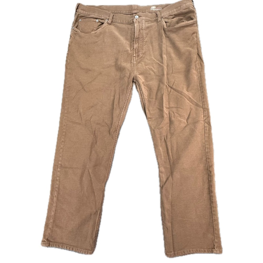 Faherty Brand 5-Pocket Pants Mens‎ 44 Brown Straight Leg Casual Trousers